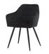 Стілець Vetro Mebel М-62 чорний + чорний (M-62-black-velvet/ black) 1690358603 фото 1