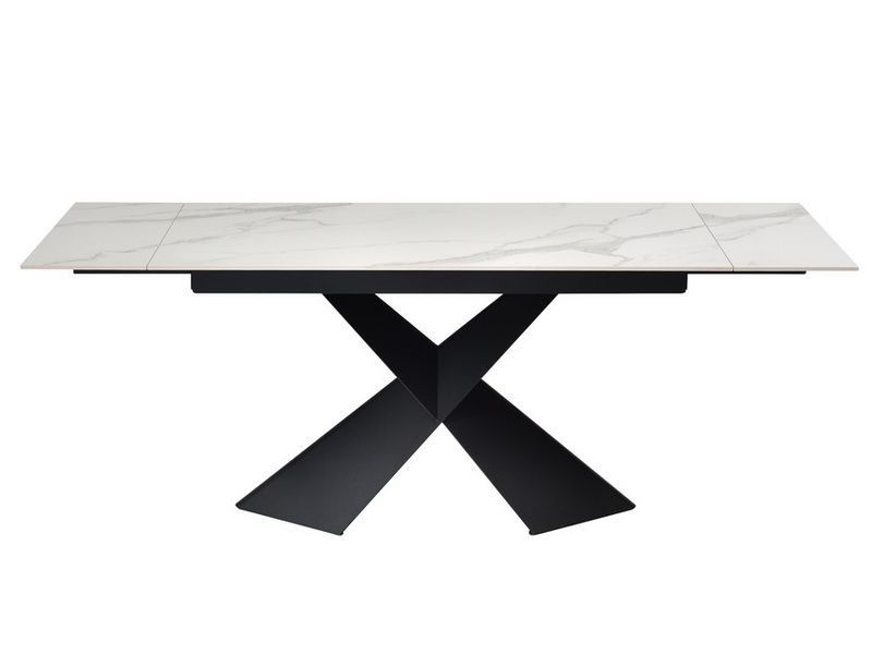 Стіл Vetro Mebel ТМL-896 (Урбано) калакатта крістал + чорний (TML-896-urbano-calacatta-cristal/black) 1904971832 фото