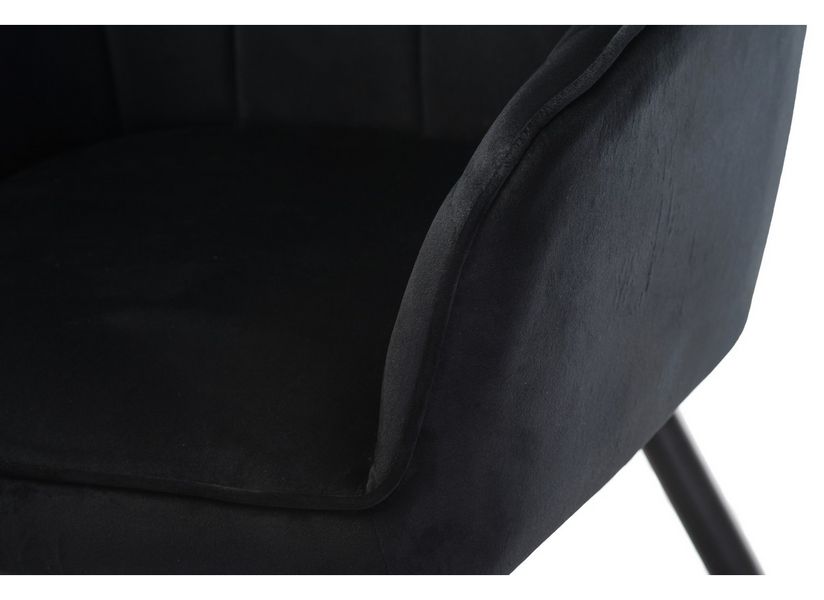 Стул Vetro Mebel М-62 черный + черный (M-62-black-velvet/ black) 1690358603 фото