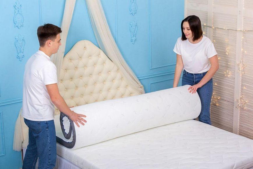 Тонкий матрац-топер Family Sleep Top Air Cocos 80х200 см 1755219154 фото