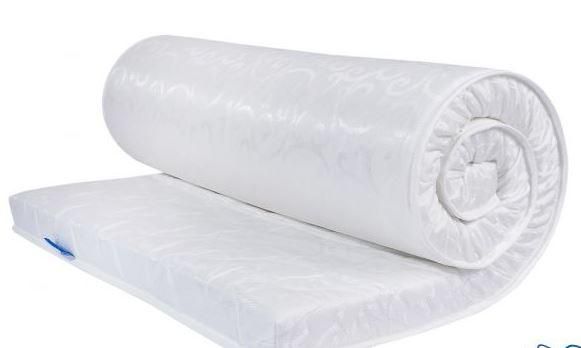 Тонкий матрас-топпер Eurosleep Стандарт Cocos Lux Жаккард 90х200 см 1719708166 фото