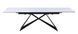 Стіл Vetro Mebel ТМL-880 (Бруно) білий мармур + чорний (TML-880-white-marble) 1606929111 фото 6