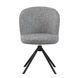 Стілець Vetro Mebel R-160 поворотний Графітовий ніжки чорні (R-160-dark-grey-tweed/black) 2563969613 фото 6