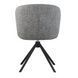Стілець Vetro Mebel R-160 поворотний Графітовий ніжки чорні (R-160-dark-grey-tweed/black) 2563969613 фото 5