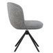 Стілець Vetro Mebel R-160 поворотний Графітовий ніжки чорні (R-160-dark-grey-tweed/black) 2563969613 фото 3