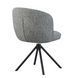 Стілець Vetro Mebel R-160 поворотний Графітовий ніжки чорні (R-160-dark-grey-tweed/black) 2563969613 фото 4