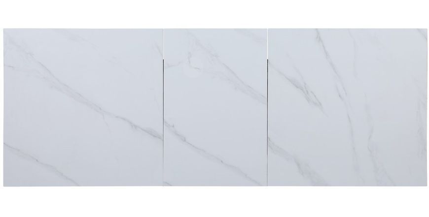 Стіл Vetro Mebel ТМL-880 (Бруно) білий мармур + чорний (TML-880-white-marble) 1606929111 фото