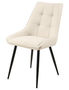 Стул Vetro Mebel М-75 айвори+черный (M-75-ivory/ black) 1942984110 фото