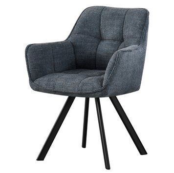 Стілець Vetro Mebel M-235 Графіт ніжки чорні (M-235-dark-grey/black) 2571860334 фото