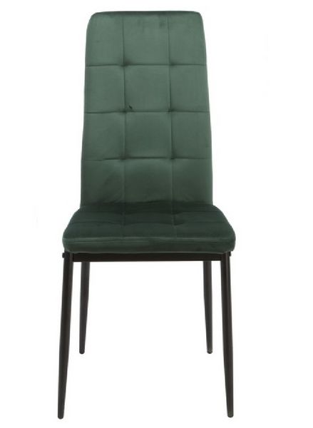 Стул Vetro Mebel N-66-2 изумрудный+черный (N-66-2-emerald-velvet) 1692199218 фото