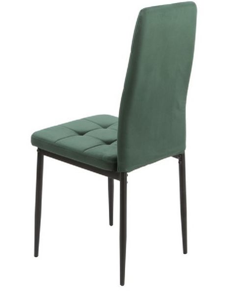 Стул Vetro Mebel N-66-2 изумрудный+черный (N-66-2-emerald-velvet) 1692199218 фото