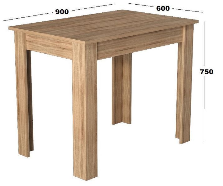 Стіл Gamma Style Кухонний Дуб Сонома 2865543170 фото