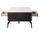 Стол журнальный Vetro Mebel Лацио бланко мрамор + черный (Lacio-blanco-marble-coffee-table) 1744279262 фото 5