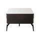 Стол журнальный Vetro Mebel Лацио бланко мрамор + черный (Lacio-blanco-marble-coffee-table) 1744279262 фото 9