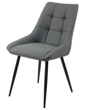 Стул Vetro Mebel М-75 серый+черный (M-75-grey/ black) 1943022373 фото