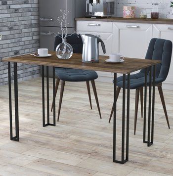 Стіл Loft Design Сквер 120-65 Горіх Модена 1700849291 фото