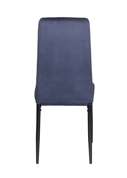 Стул Vetro Mebel N-66-2 индиго+черный (N-66-2-indigo-velvet) 1744224916 фото