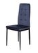 Стул Vetro Mebel N-66-2 индиго+черный (N-66-2-indigo-velvet) 1744224916 фото 1