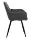 Стул Vetro Mebel М-65 серый+черный (M-65-grey-velvet/ black) 1692152093 фото 2