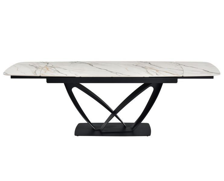 Стол Vetro Mebel ТМL-950 (Массимо) касса голд + черный (TML-950-massimo-kasa-gold/black) 1904972333 фото