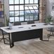 Стіл Loft design V-240 з розетками ДСП Білий 2134400385 фото 1