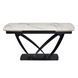 Стол Vetro Mebel ТМL-950 (Массимо) касса голд + черный (TML-950-massimo-kasa-gold/black) 1904972333 фото 1